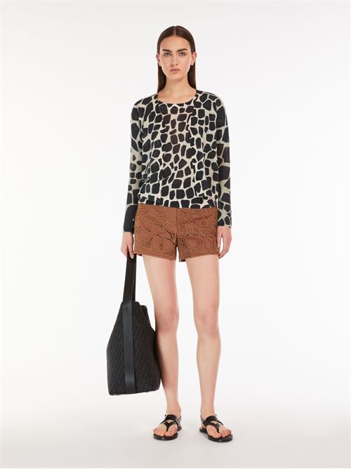 Maglia in organza animalier MAXMARA STUDIO | 2416361042600002